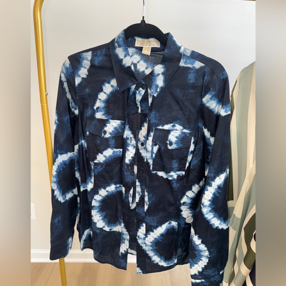 MICHAEL Michael Kors Tye Dye Button-Down Shirt